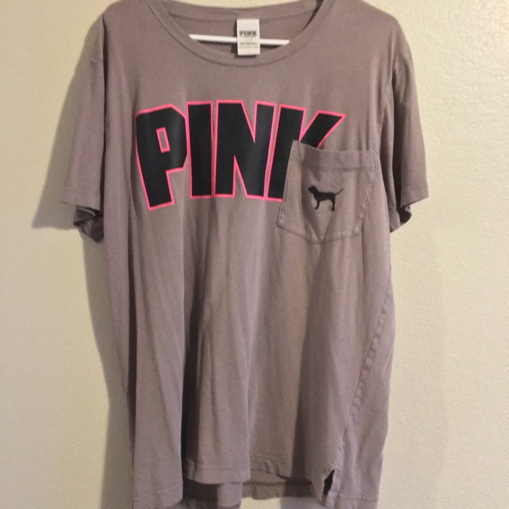 Brown PINK tee